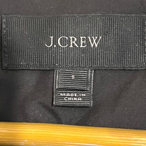 J. Crew Tan & Black Down Excursion Herringbone Quilted Full Zip Vest Size Small - Picture 5 of 13